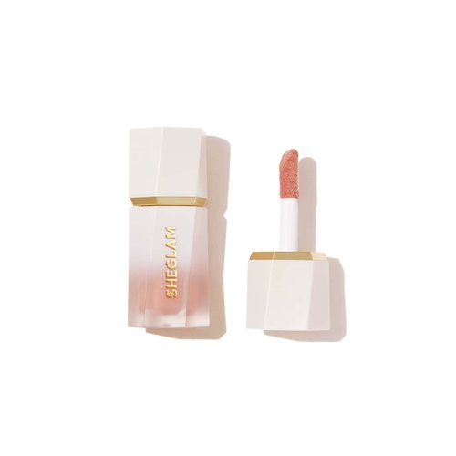 SHEGLAM Glow Bloom Liquid Waterproof Highlighter Long Lasting Cream Highlighter with Shimmer Dewy Finish - Bellini Brunch
