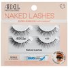 Ardell Naked Lashes 420 - Natural Volume & Lightweight Black Strip Lashes with DUO Lash Glue, Undetectable Lash Enhancement, 2-Packs