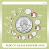 2000PCS SS20/5mm Crystal Rhinestones (Crystal AB), Bedazzling Flatback Glass Rhinestones for Crafting DIY Nail Art Makeup Decoration, Gems Diomand Charms for Tumbler Shoes Clothing Mug