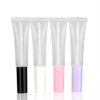 COSIDEA 50 pack Empty Purple 15ml Squeeze lip gloss tubes with wand 0.5oz soft lipgloss container chapstick containers empty tube
