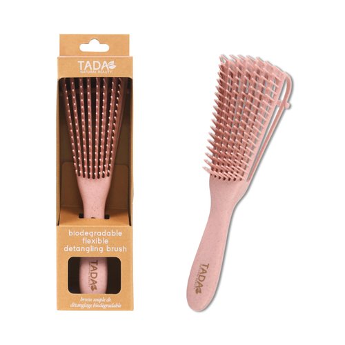 Flexible Detangling Hair Brush for Curly, Black Natural Hair, Afro Textured Size Adjustable Hairb...