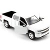 Motormax 2017 Chevy Silverado 1500 LT Z71 Crew Cab Pickup Truck 1/24 Scale Diecast Model Car White