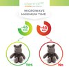 Thermal-Aid Zoo Animals - Happy The Hippo - Heatable Therapeutic Stuffed Animals for Kids - Hot & Cold Therapy - Ice Pack & Heating Pack