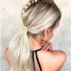 4PCS Ponytail Holder Hair Clips, Gold Silver Ponytail Cuff, Fashionable Ponytail Buckle Hair Clip Decoration Hair Barrettes Hair Accessories for Women Girls