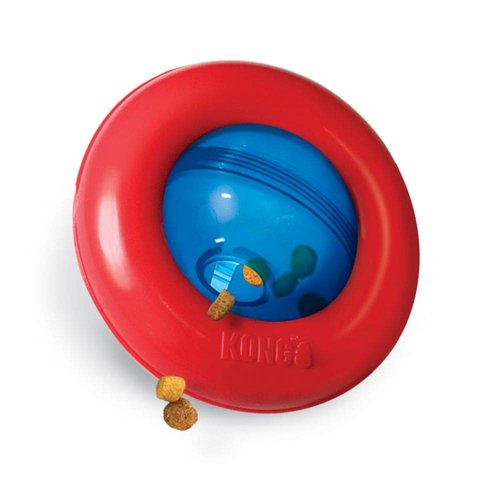 KONG Gyro - Interactive Dog Toy for Treat Dispensing - Dog Slow Feeder for Healthy Eating - for Small Dogs