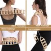 Wood Back Massage Roller Rope, Wood Therapy Cellulite Self Massage Tools for Back Neck Leg Pain Relief