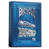 Bicycle Back To The Future Playing Cards 1 Pack, Premium, Foil, Metallic , Blue