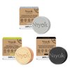 Niyok Natural Cosmetics Shower Bar 3-Pack including Green Touch Shampoo + Conditioner 80g, Patchouli Face Wash Bar 80g, Athletic Grey 4-in-1 Shower Bar 80g