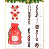 Christmas Dog Toys, 6 Pack Dog Rope Toys and Dog Plush Toys/Dog Gifts for Puppy Small Medium Dogs