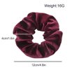 Velvet Scrunchies With Pocket Zipper Hair Ties for Women Big Vsco Girl Stuff Scrunchy Hidden Hair Scrunchie Ponytail Holder Elastic Bands Gift for Friend