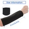 Aster 2Pairs Arm Protection Sleeves Cut Resistant Sleeves Level 5 Protective Arm Sleeves Heat Resistant Sleeves Protectors for Thin Skin Bruising Men Women