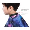 PERFEHAIR Kids Haircut Barber Cape Cover for Hair Cutting,Styling and Shampoo - Space Starry Sky Printing