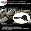 Multifunction Turn Signal Switch Combination Control | Replacement for 2006-2017 Chrysler Dodge & More | Replaces# CBS-1703 | Fog Light Control, Headlight Dimmer, High Beam Latching