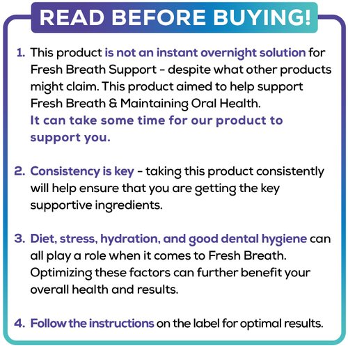 Oral Probiotics & Tongue Scraper for Bad Breath, Teeth & Gum Support - Oral Health & Fresh Breath Aid - 6 Probiotic Strains - BLIS M18 - Dental Probiotic for Teeth & Gums - 60 Mint Chewables Tablets