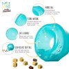 Messy Mutts Stuff’n Wobble Ball | 5” Fillable Dog Toy | Interactive Puzzle Ball for Dogs | Engaging Treat Dispensing Toy for Dogs