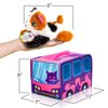 7-Piece Plush Cat Set, 6" Stuffed Animals Assortment with Carrier Bus, Cute Small Toys for Girls, Halloween, Classroom, Birthday Gifts Soft Plush Puppy