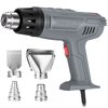 DIAFIELD 1850W Heat Gun 10 Variable Temperature Settings 112℉~1202℉（44℃- 650℃), Fast Heat Hot Air Gun, Durable & Overload Protection, with 4 Nozzels for Shrink Wrap, Vinyl, Crafts, Epoxy Resin(5.9FT)