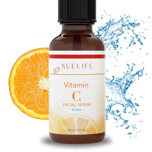 Retinol Premium Vitamin C Facial Serum - Vitamin E, Hyaluronic Acid, Amino Acids, Anti-Aging/Wrinkles, Fast Absorbing