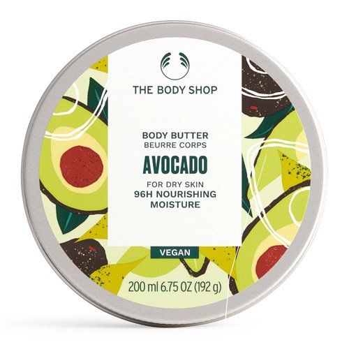 The Body Shop Avocado Body Butter – Nourishing & Moisturizing Skincare for Dry Skin – Vegan – 6.75 oz
