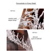 CanB Bride Flower Crowns and Tiaras Baroque Crystal Crown Bridal Tiara Wedding Hair Accesories Princess Pearl Hairband (Sliver) (Sliver) (Sliver)