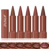 Dulele 5PCS Crayon Matte Lip Liner Set, Gradient Smooth Lip Liner and Lipstick, Natural Longwear Lip Liner Pencil, Non Stick Lip Stain Lip Makeup Pencil