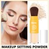 Mineral Sunscreen Setting Powder, SPF 35, Mineral Brush Powder, Powder Sunscreen for Face, Oil Control Matte Finish Translucent Setting Powder Face Powder for All Skin (#01 Translucent, 0.28FL.OZ)