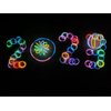 XXJXING Glow Sticks Party Set, 40 Pieces with Connectors