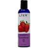 Lick Strawberry Flavored Massage Oil with Natural Vitamin E, Almond, Coconut Ideal for Aromatherapy, Moisturizing, Relaxing Muscle Massage. Essential Non-Sticky Skin Therapy for Men & Women - 4 oz