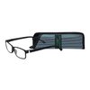 SAV Eyewear Men's Flex 2 5030 Black Reading Glasses, 1.5