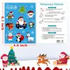 Partywind 90 Styles Christmas Temporary Tattoos for Kids Stocking Stuffers, Cute Christmas Holiday Birthday Party Decorations Supplies Favors, Xmas Toys (5 Sheets)