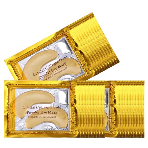 Under Eye Patches(30 Pairs), 24K Gold Collagen Under Eye Masks For Dark Circles and Puffiness, Moisturizing & Hydrating Eye Patches For Puffy Eyes, Reduce Under Eye Bags, Anti-Aging Eye Care Treatment