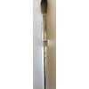 Silver Handle CRIMPED 100% Kolinsky Acrylic Nail Brush (Crimped 22)