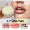 Collagen Lip Sleeping Mask, Peptide Lip Collagen Balm, Moisturizing Lip Mask Overnight, Nourish & Hydrate Lip Balm For Lip Wrinkles Repair Dry Lips Overnight Lip Masks