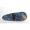 Generic 2 1/2 inch abalone shell effect blue multi-color marbled alligator hair clip