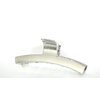 Generic Long shiny silver tone metal hair claw clip