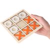 zeyce Tic Tac Toe Board Game,Tic Tac Toe Family Game, Classic Board Game, Classical Family Board Game,Children's Tic Tac Toe Game, Plastic tic tac Toe Game