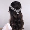 Wedding Hair Comb Bridal Headbands Rhinestones Headpieces Crystal for Brides Bridesmaids Women Hair Accessories (Silver)