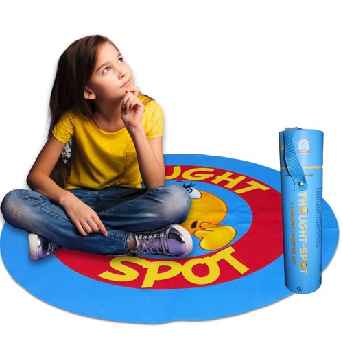Portable Parenting Time Out Mat: Enhances Discipline & Fosters Positive Behavior; Discipline Tool; Alternative to Time Out Chair for Toddlers; For Calm Down Corner; 24” Floor Seating for Classroom