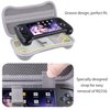 khanka Hard Travel Case Replacement for Anbernic RG556 Retro Handheld Game Console,Case Only. (Grey)