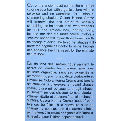 Colora Henna Creme, Mahogany, 2 Ounce