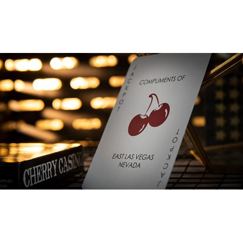 Cherry Casino (Monte Carlo Black and Gold) Playing Cards by Pure Imagination Projects (CARDSCHERRY_MONTE)