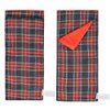 E-TING Sleeping Bag Christmas Accessory for elf Doll (Red-Blue Plaid)