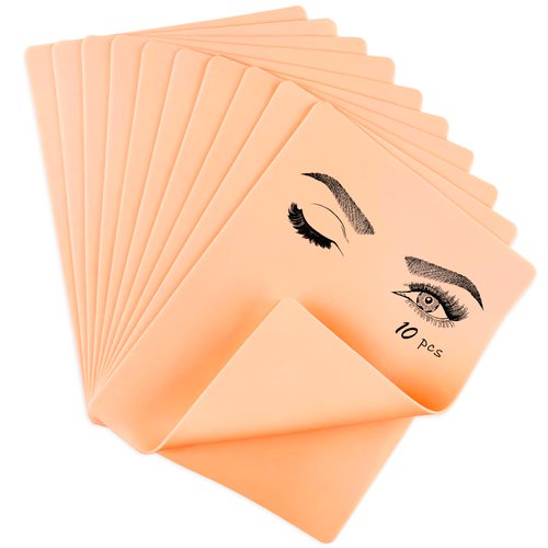 10pcs Tattoo Practice Skin, maseyboc Tattoo Skin Practice Double Sides Flexible, Fake Skin Tattoo for Tattoo Supplies, Practice Skin for Practicing for Beginners and Experienced Artists Blank