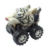 Wild Zoomies - White Tiger from Deluxebase. Friction Powered Monster Truck Toys with Cool Animal Riders, Great car Toys and White Tiger Toys for Boys and Girls