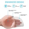 Muryobao Women Breast Lift Petals Pasties Nipplecovers Strapless Backless Bra Adhesive Wedding Dress Bras Silicone Round