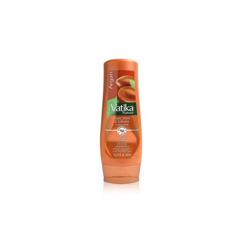 Dabur Vatika Naturals Conditioner, Natural Moisturizing Hair Conditioner for Women with All Hair Types - Long, Curly, Dry, or Color-Treated Hair - Scalp Hydrating Moisturizer (400ml Bottle, Argan)