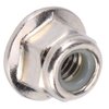Wheel Lock Nut Non?Slip Metal Tire Lock Nut 4mm Compatible with Axial SCX10 1/10 RC Model Car 12PCS(Silver)