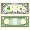 25 Big Fat Zero Dollar Bills with Bonus “Thanks a Million” Gift Card Set