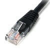 StarTech.com Cat5e Ethernet Cable - 10 ft - Black - Patch Cable - Molded Cat5e Cable - Network Cable - Ethernet Cord - Cat 5e Cable - 10ft (M45PATCH10BK)