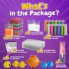 BFB DIY Super Bouncy Balls Kit - Make Your Own Ball Science Kits, Crystal Powder Girls & Boys Crafts Set, Multi-Colored Glow in the Dark DIY Kids Projects - DIY Bouncy Ball Kit Crafts for Boys & Girls